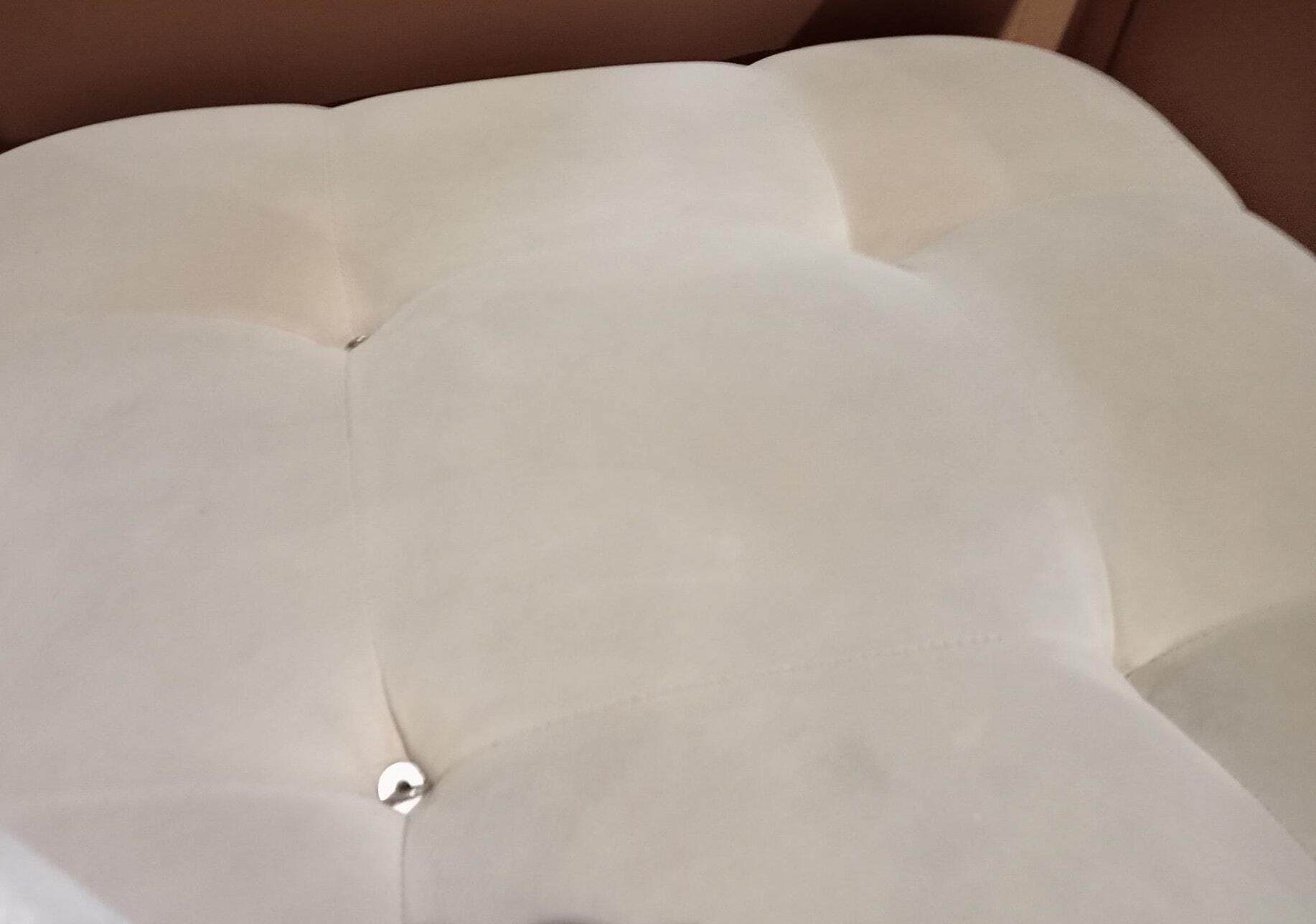 Camelia beige velour footrest-Outlet