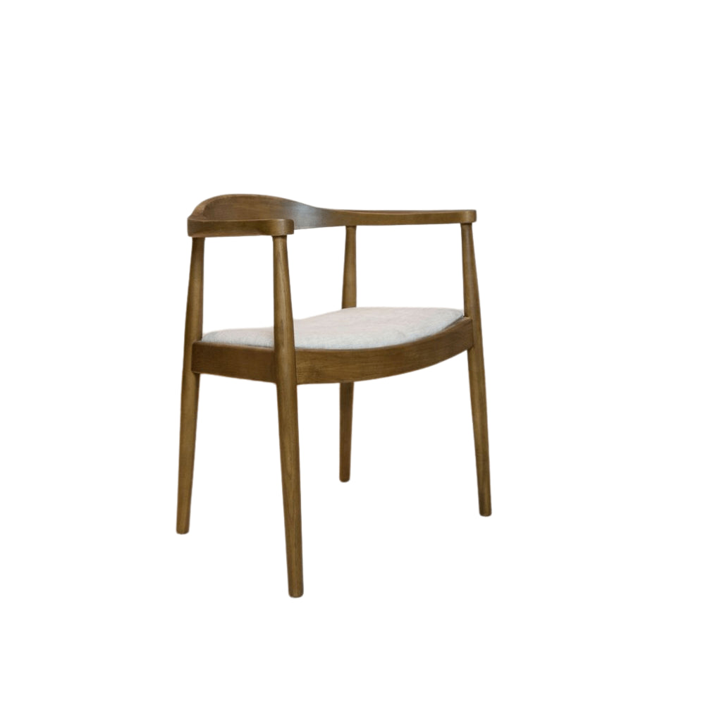 Set of 2 PP503 Walnut and White chairs - Outlet