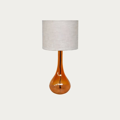 Vintage glass table lamp Oranix