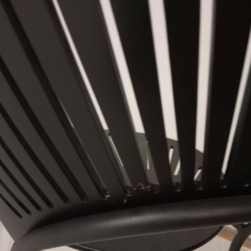 Shelly black wooden chair - Outlet
