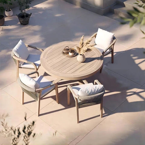 Blanco outdoor terrace chair with armrests