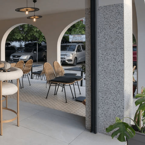 Silva polyrattan outdoor chair with cushion