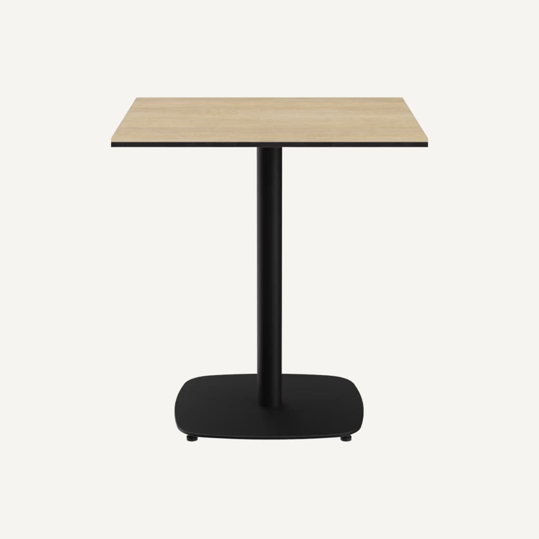 Metal table leg with square base  Grime