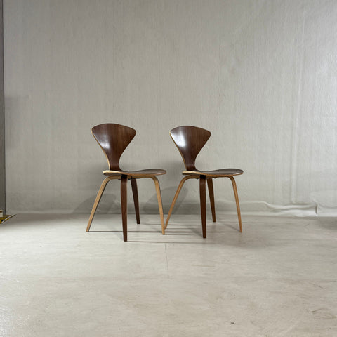 Set of 2 Chesnut  Stools - Outlet