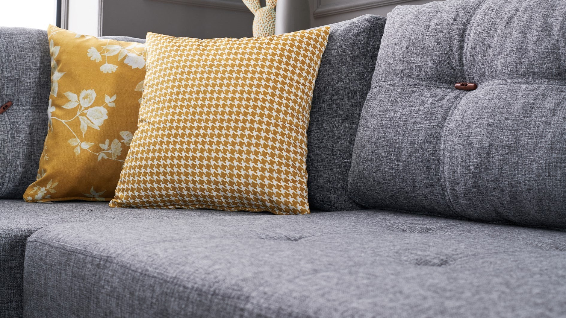 Manama – Grey L Shaped Corner Sofa Bed | Modular Sectional