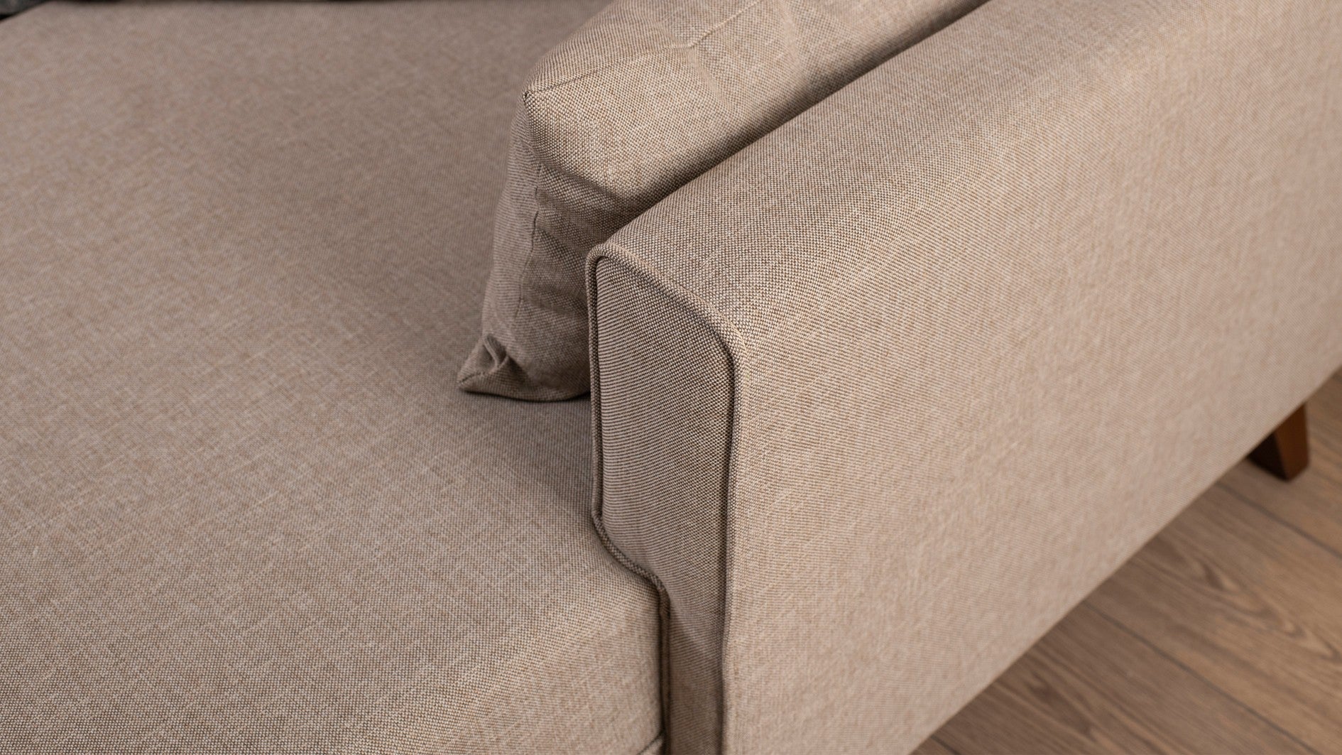 Bella – Cream L Shaped Corner Sofa Bed | Modular Sectional