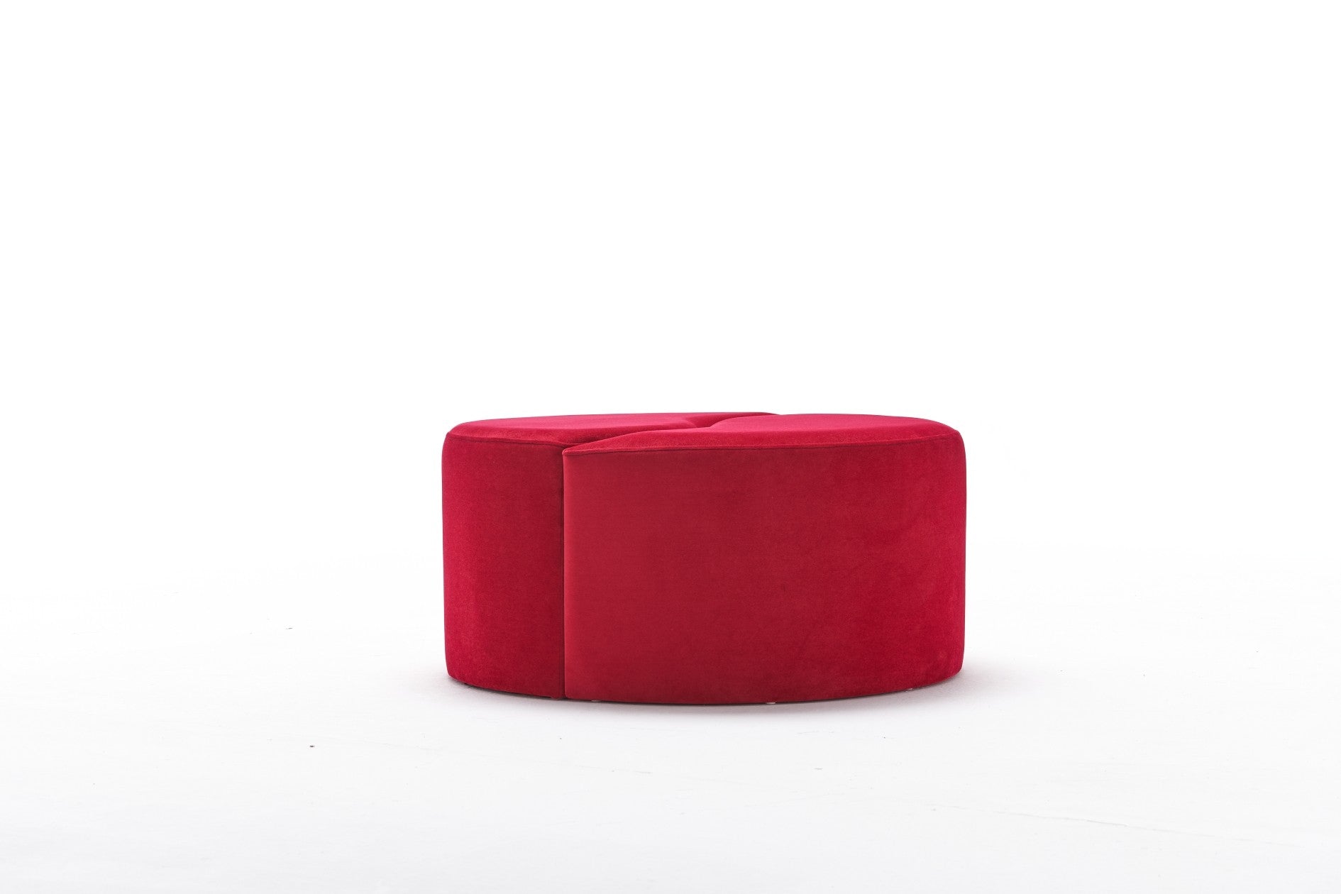 Alis Puf | Red Pouffe – Modern Upholstered Ottoman