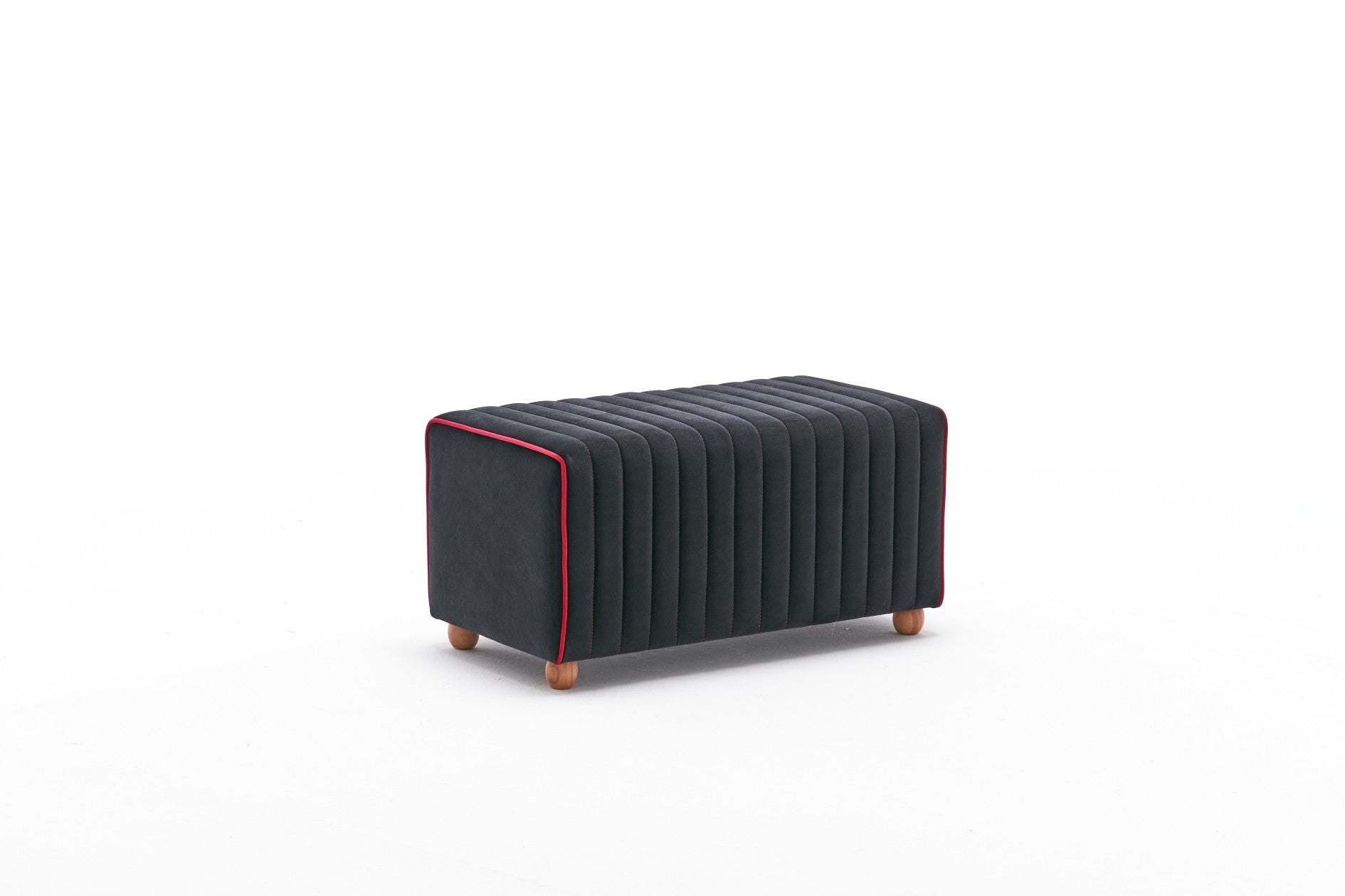 Mabel Puf - Black | Anthracite
Pink Pouffe – Modern Upholstered Ottoman