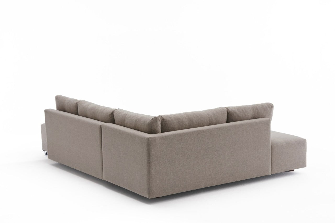 Manama – Cream L Shaped Corner Sofa Bed | Modular Sectional