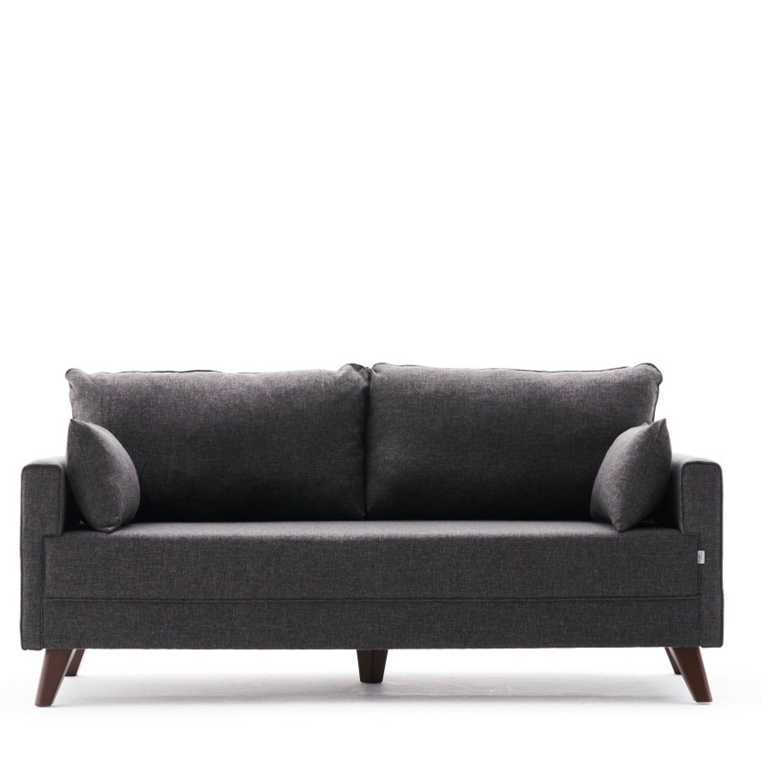 Bella – Anthracite 2 Seater Sofa | Compact Modern Couch for Two