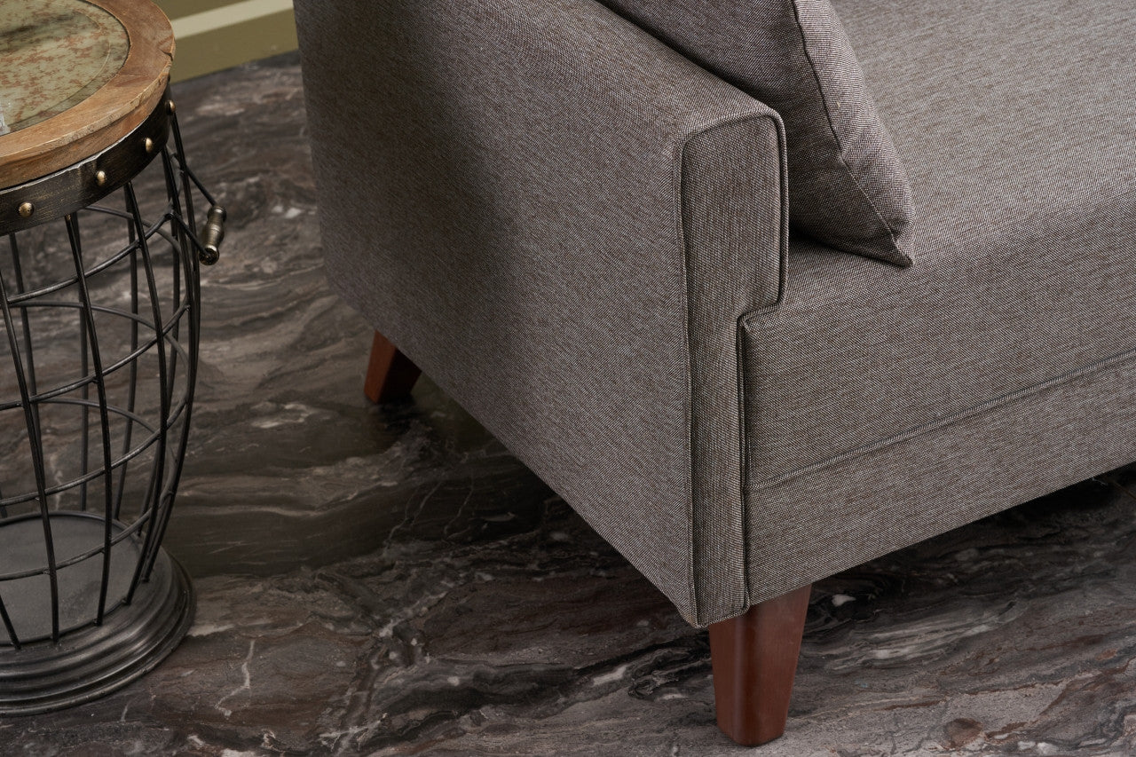 Bella – Brown 3 Seater Sofa | Comfortable Modern sofa for Family