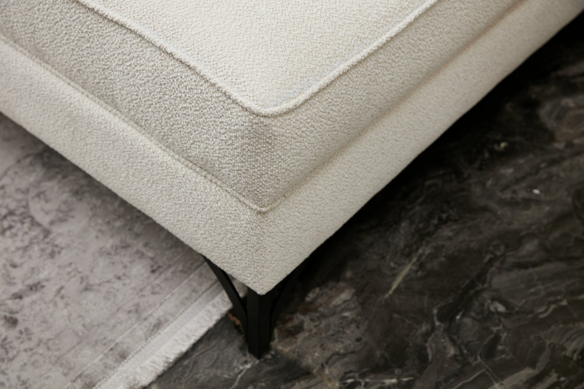 Berlin – Cream
Gold L Shape Corner Sofa | Designer Sectional for Living Room