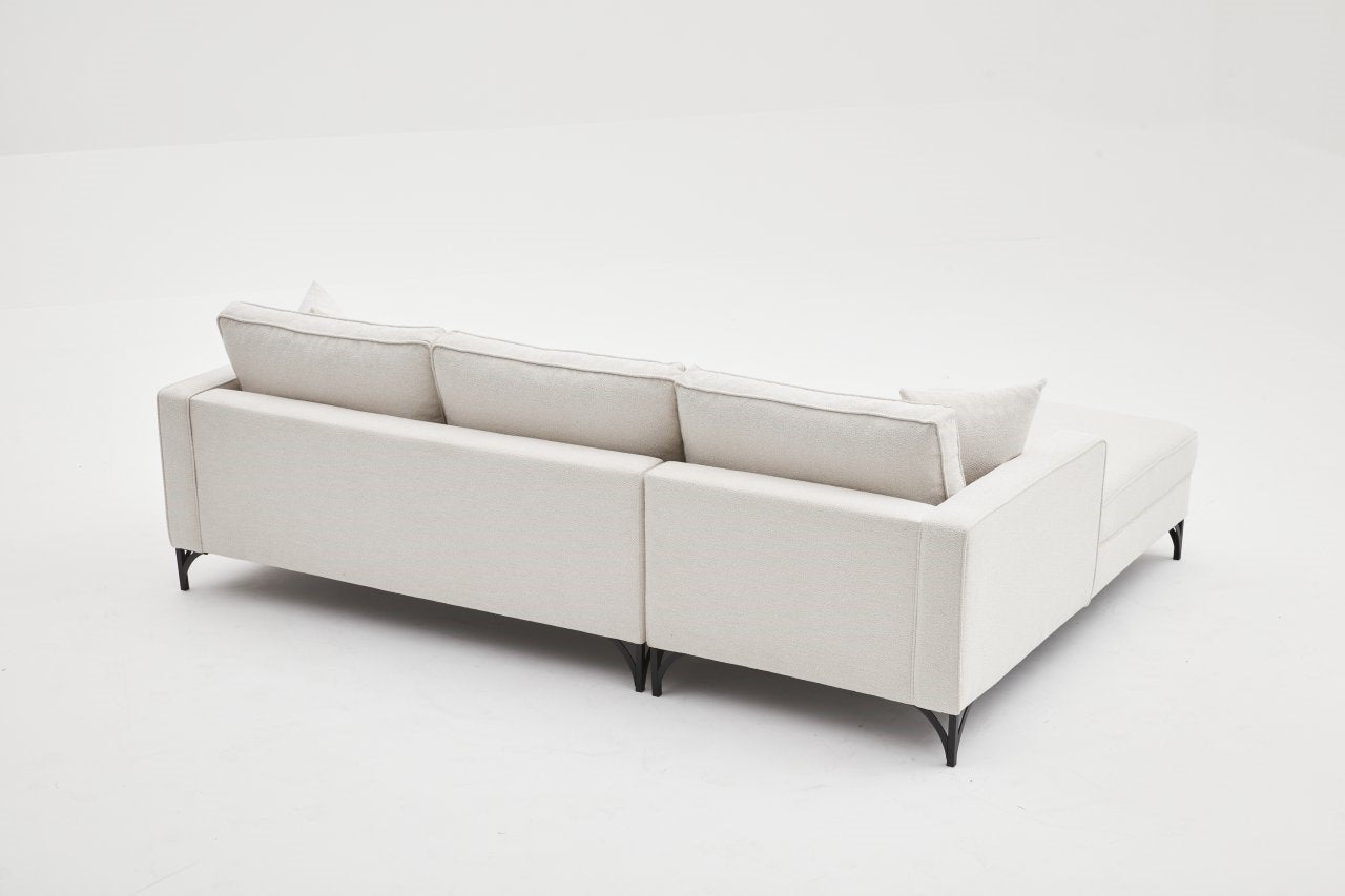 Berlin – Cream
Black L Shape Corner Sofa | Designer Sectional for Living Room
