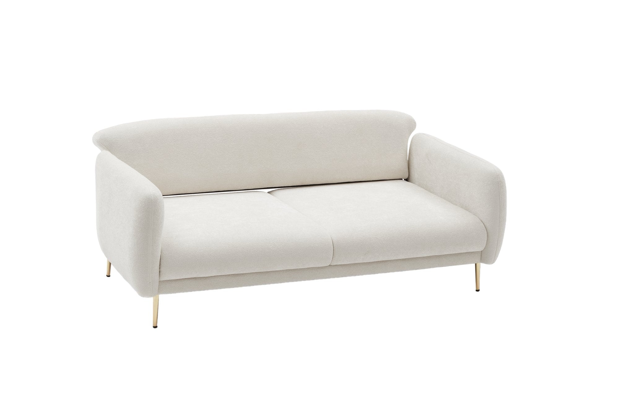 Simena - Cream 3-Seater Sofa Bed | Large Pull-Out Couch for Guests
gold