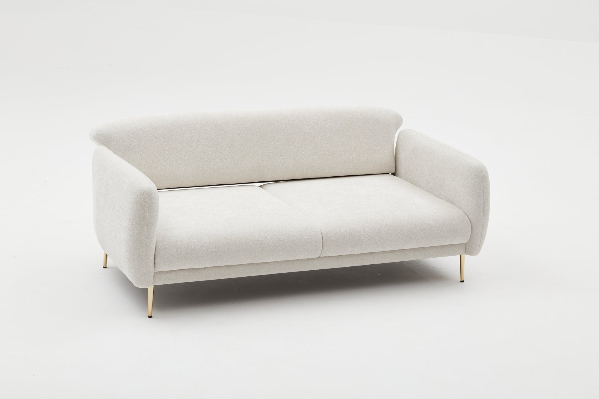 Simena - Cream 3-Seater Sofa Bed | Large Pull-Out Couch for Guests
gold
