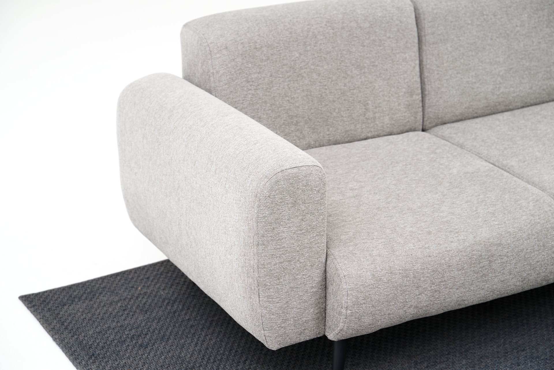 Side Light Grey 3 Seater Sofa | Comfortable elegant sofa
