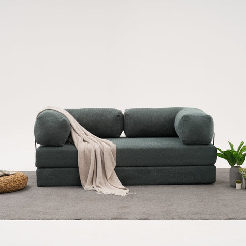 Green 3 Seater Sofa bed | Original Modern 2 oersons sofa bed