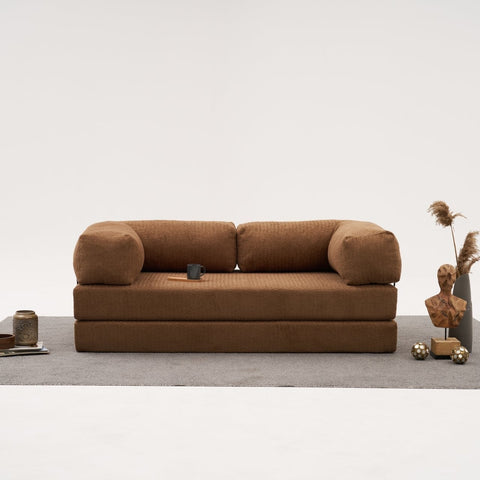 Brown 3 Seater Sofa bed| Comfortable original 2 persons sofa bed