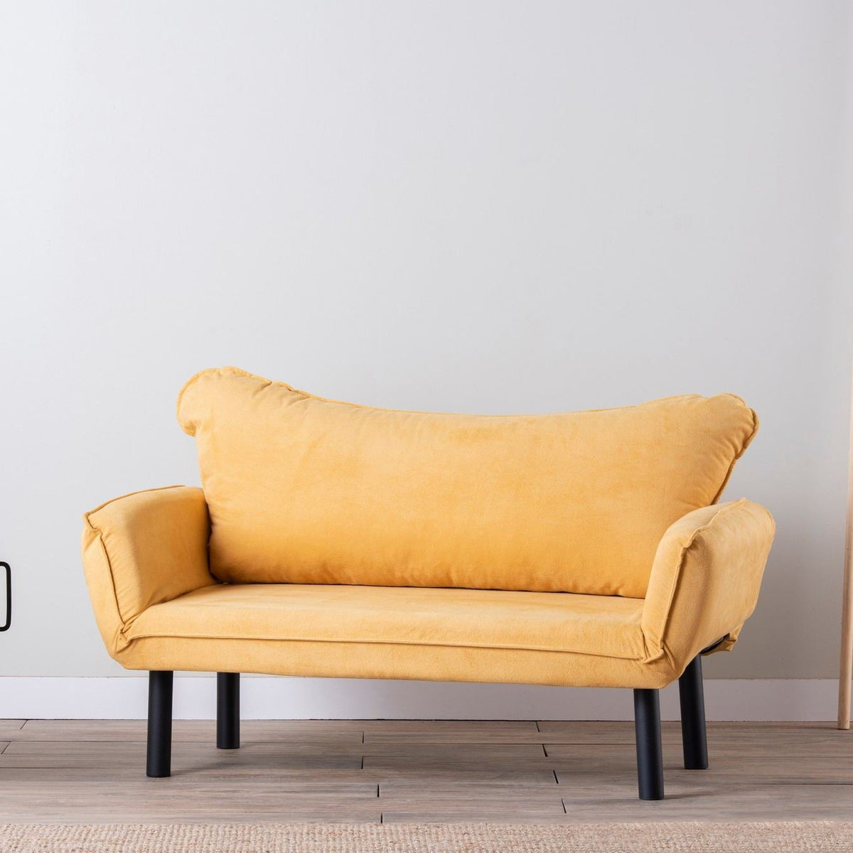 Chatto Mustard TwoSeater Sofa Bed