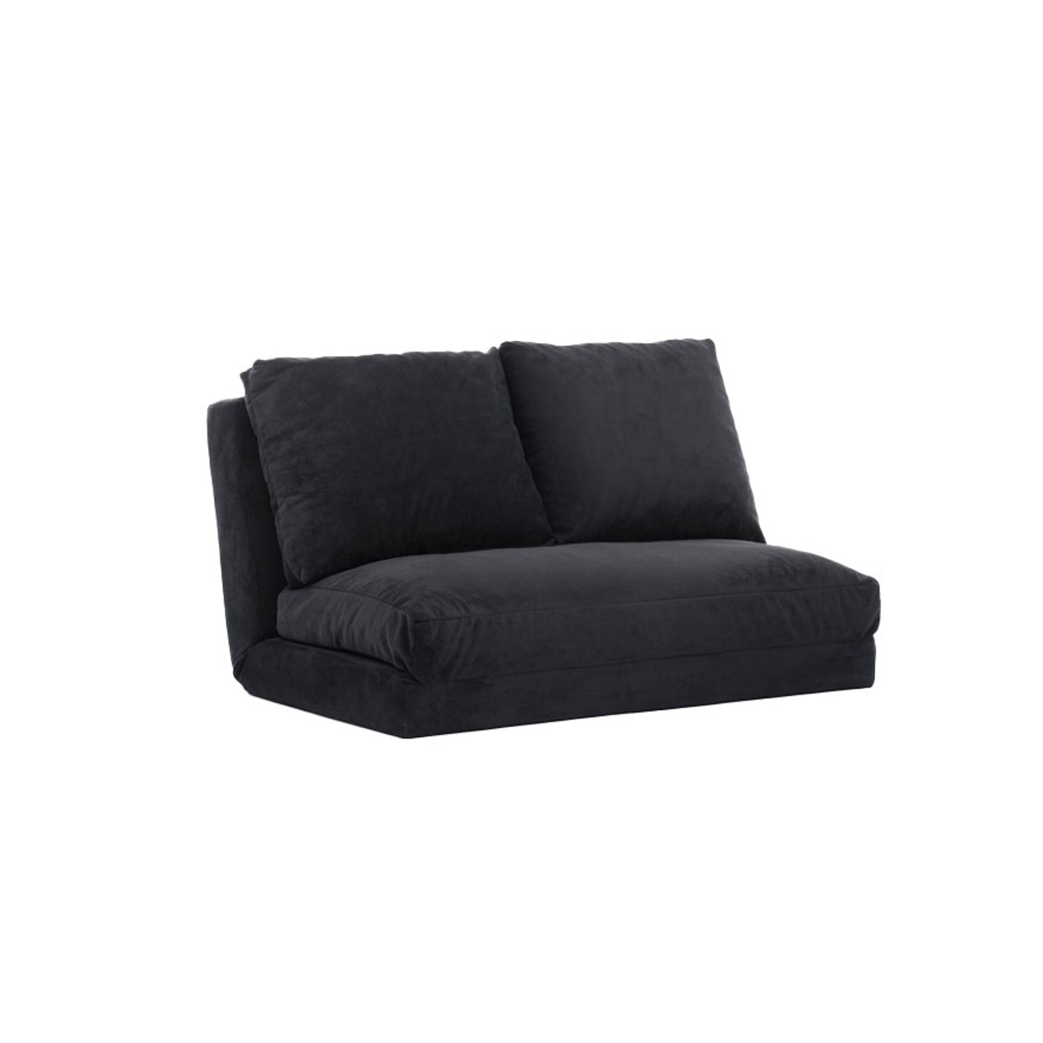 Taida Black Two-Seater Sofa Bed