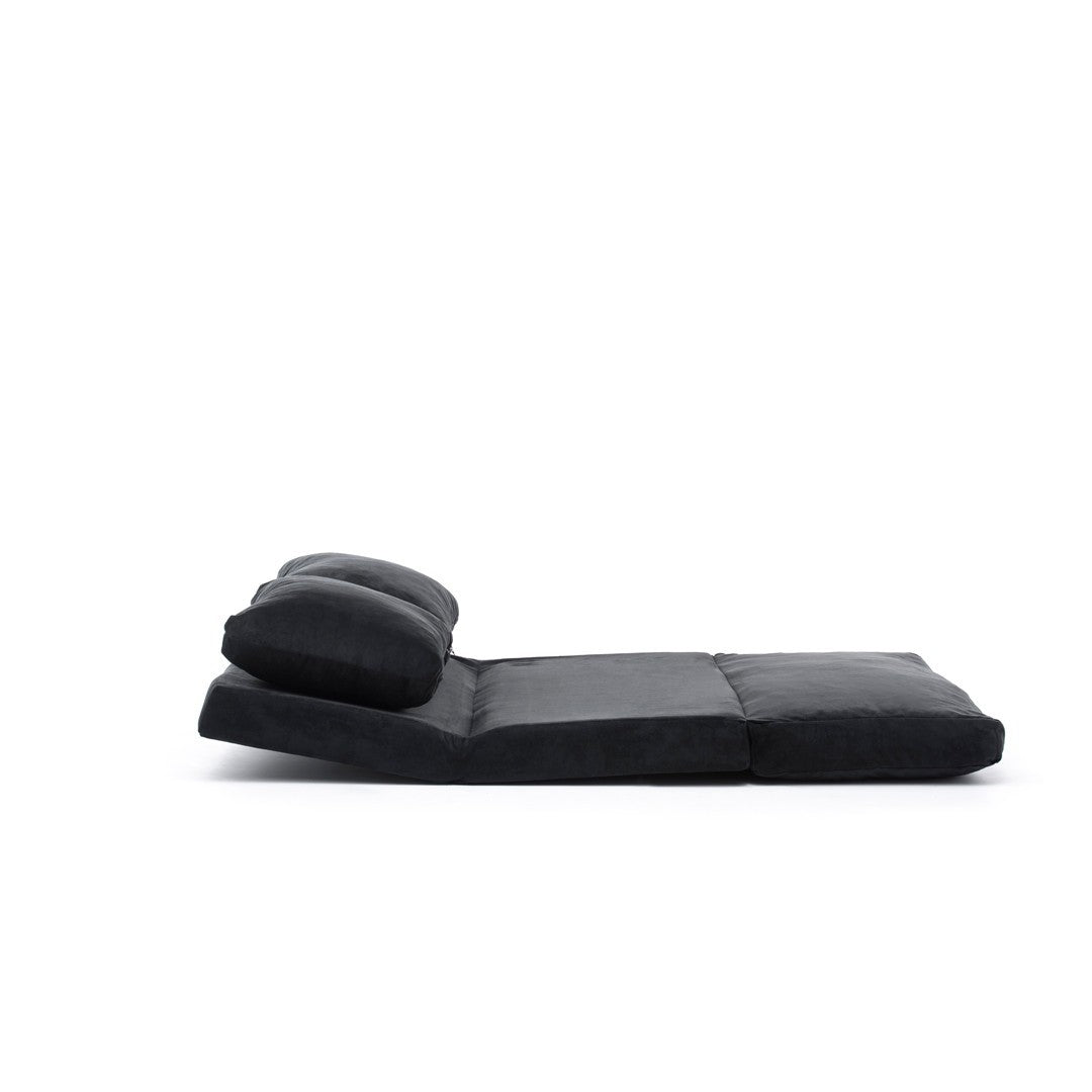 Taida Black Two-Seater Sofa Bed
