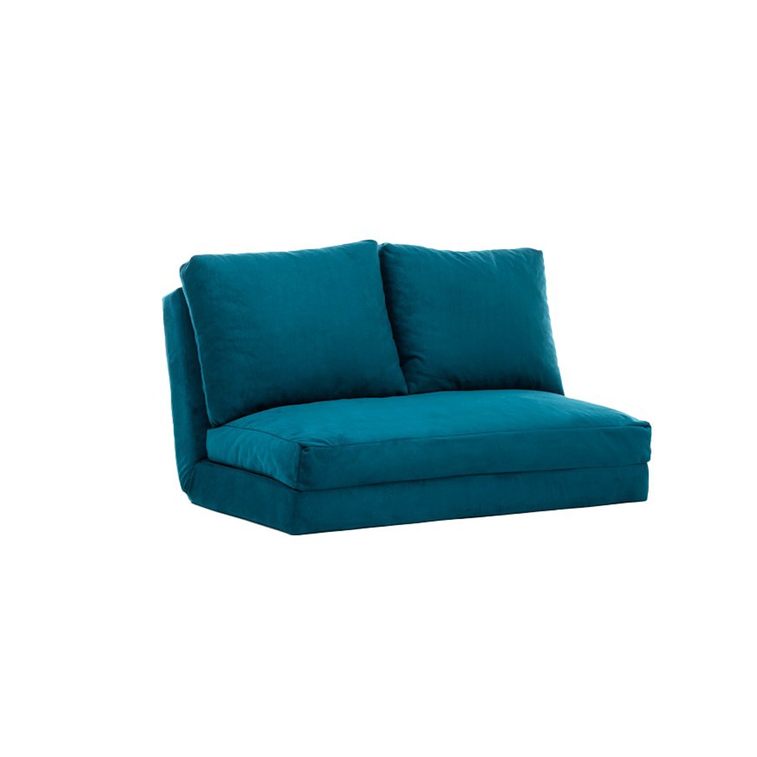 Taida Petrol green Two-Seater Sofa Bed