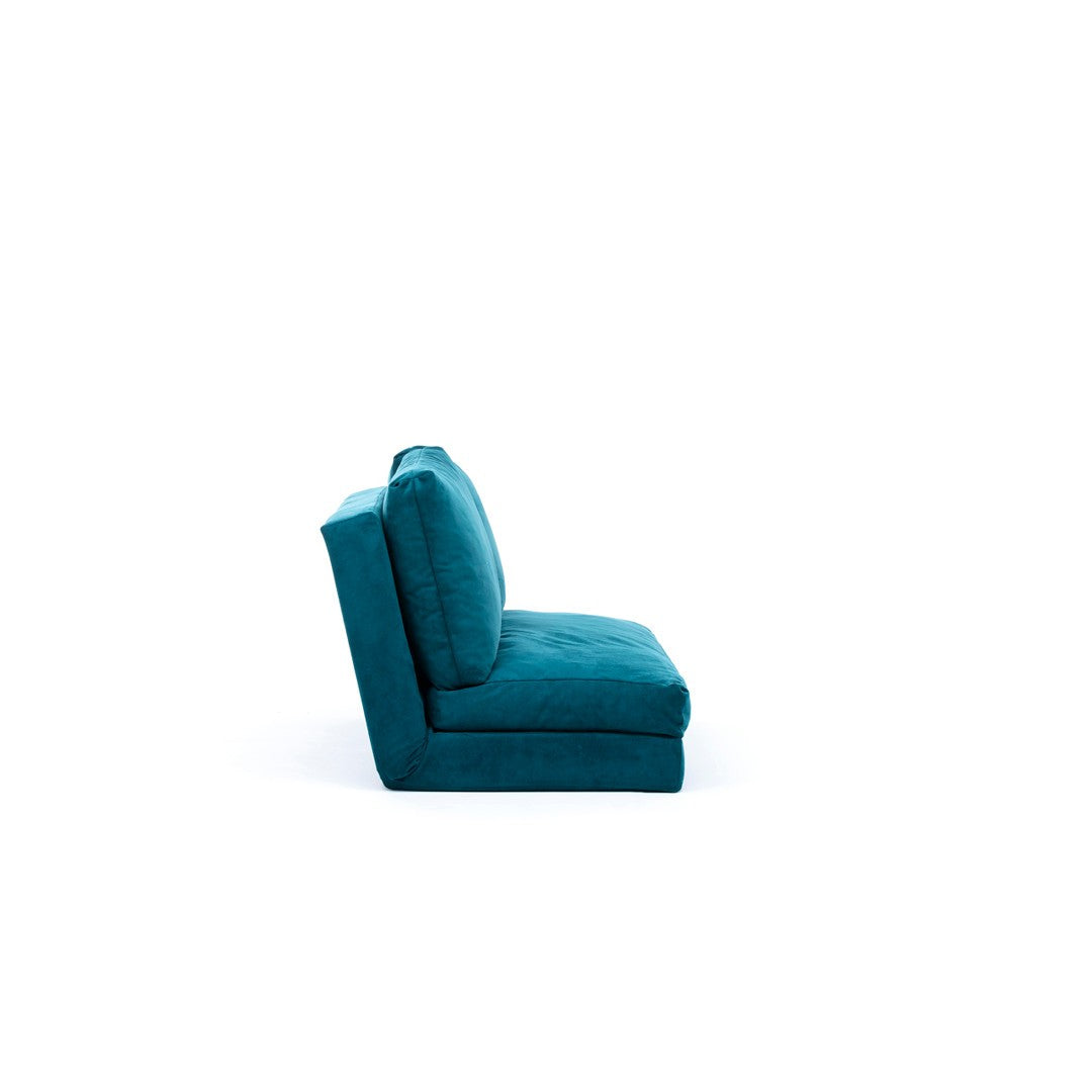 Taida Petrol green Two-Seater Sofa Bed