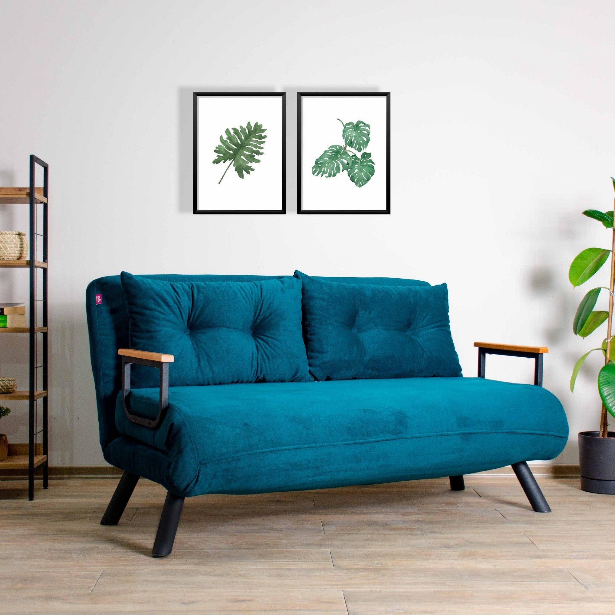 Sando 2-Seater - Petrol Green Petrol green Two-Seater Sofa Bed