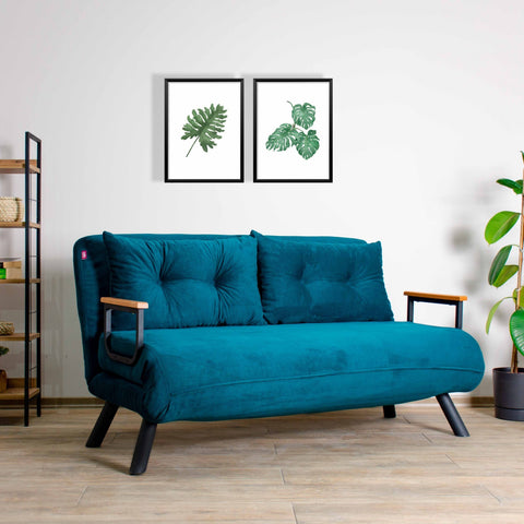 Sando 2-Seater - Petrol Green Petrol green Two-Seater Sofa Bed