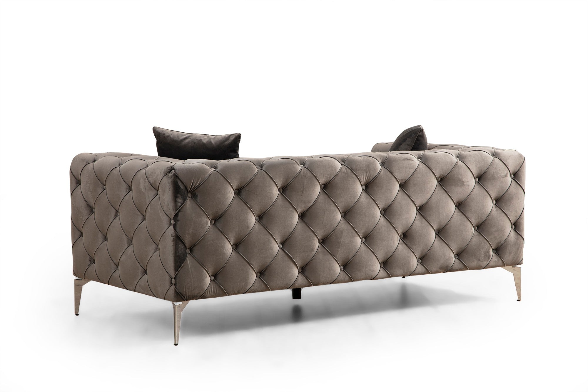 Como – Anthracite 2 Seater Sofa | Compact Modern Couch for Two