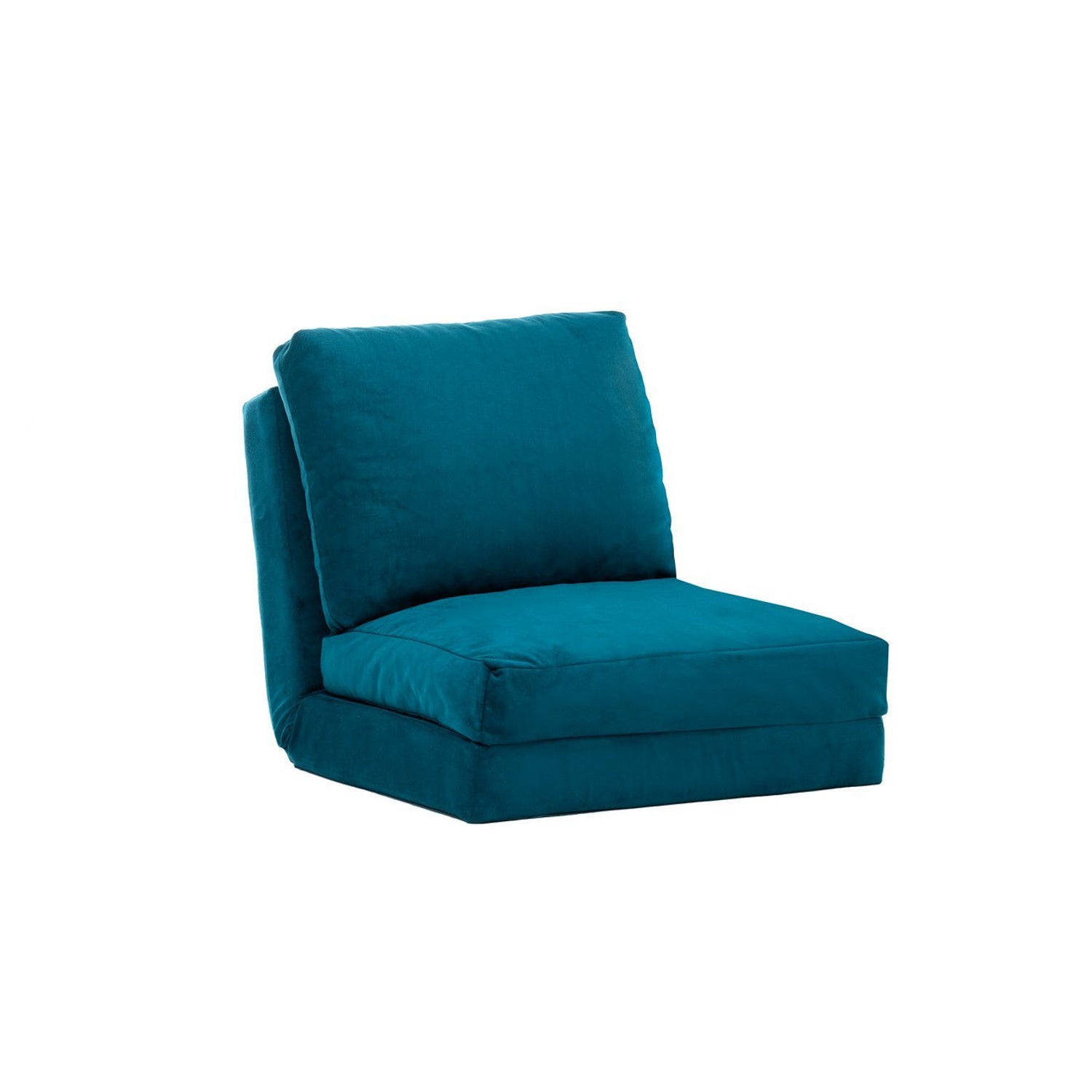 Taida 1 Seater Sofa Bed - Green Fabric| Single Sofa Bed for Guests