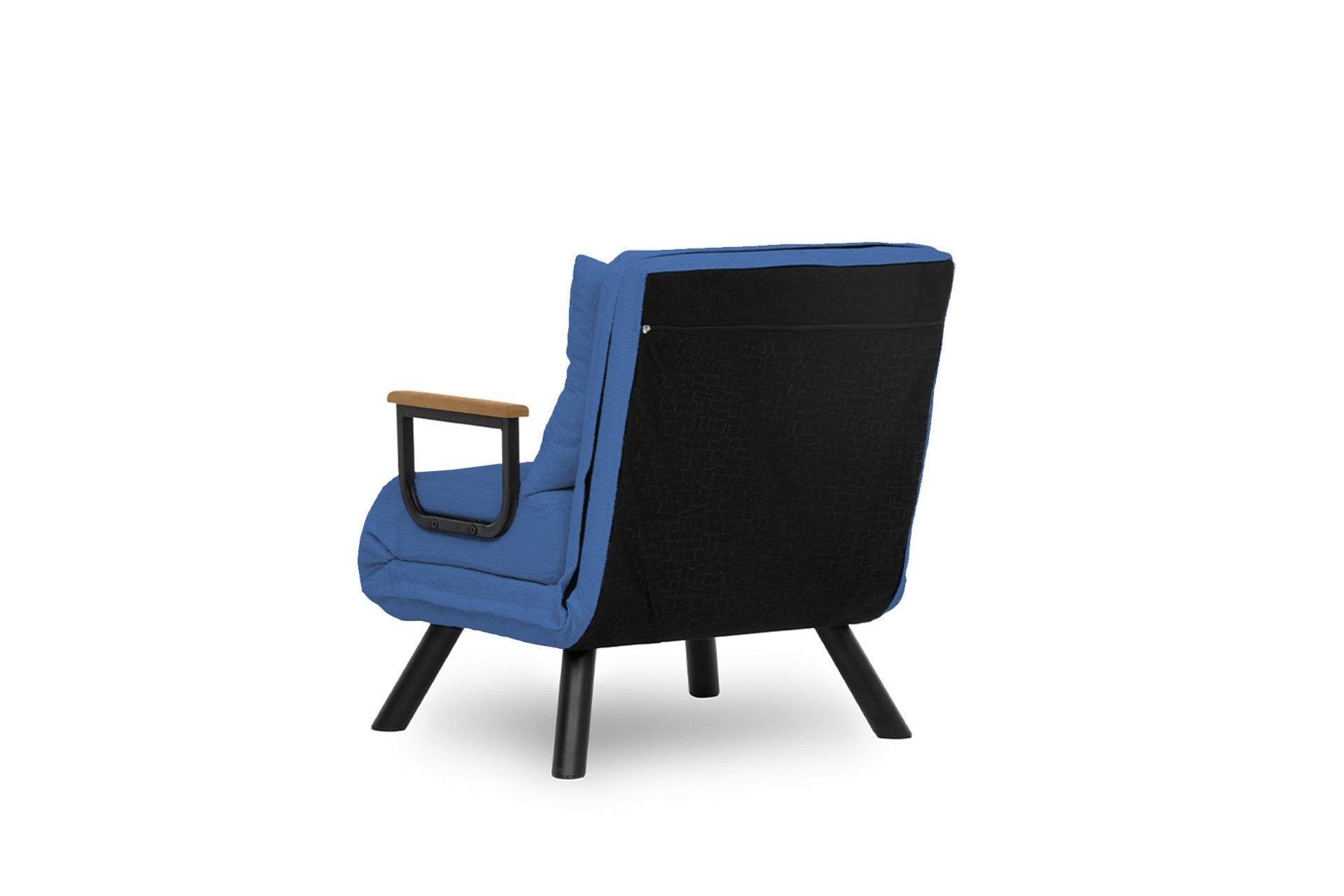 Sando  1 Seater Sofa Bed - Blue Fabric | Single Sofa Bed for Guests