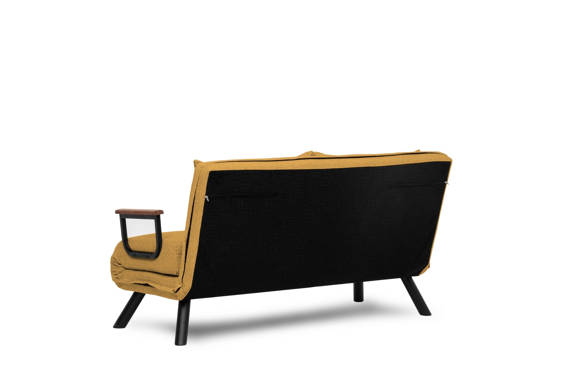 Sando 2-Seater Mustard Two-Seater Sofa Bed
