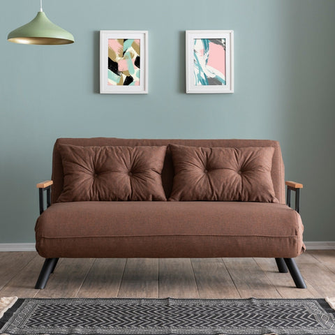 Sando 2-Seater Light brown Two-Seater Sofa Bed