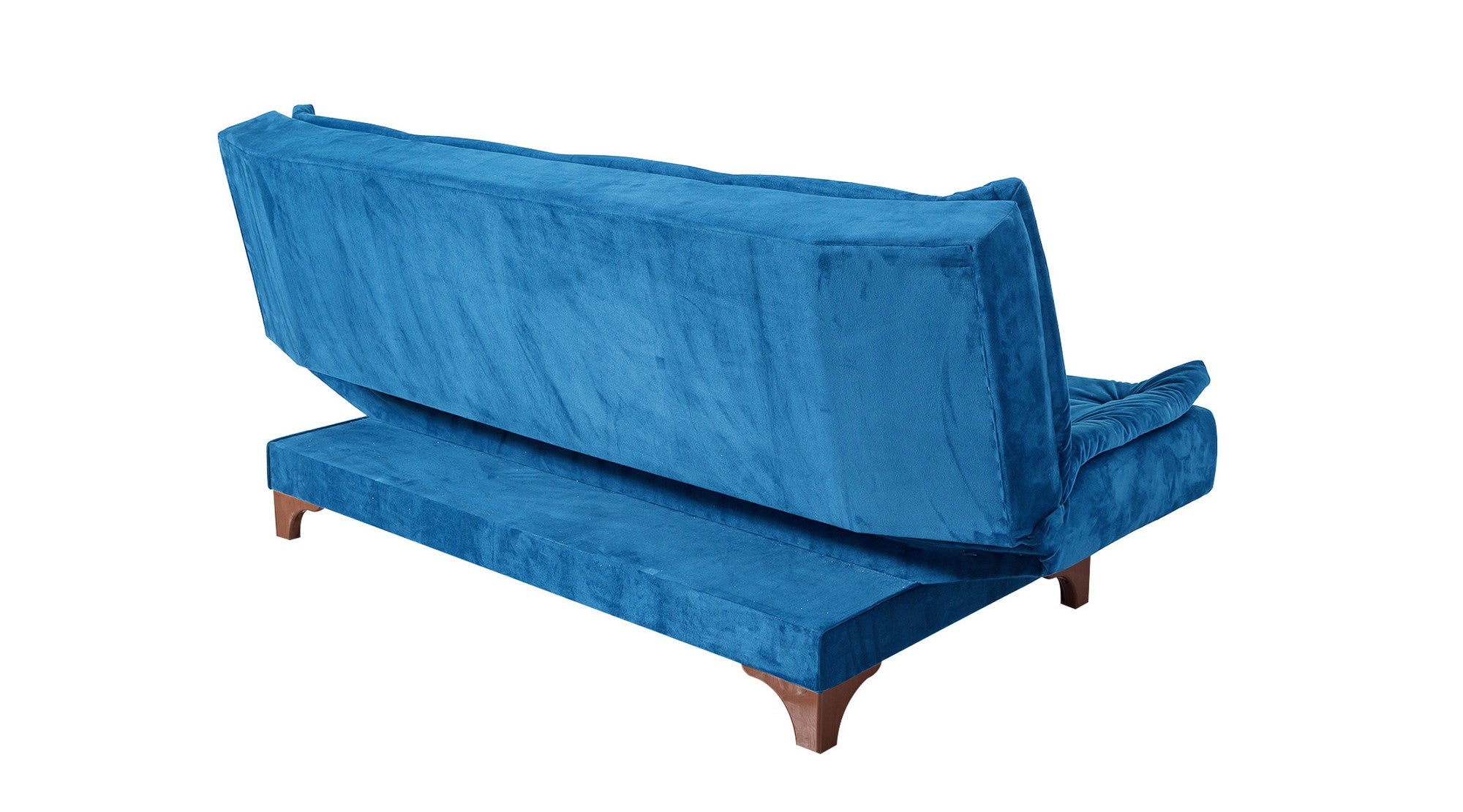 Kelebek - Blue 3-Seater Sofa Bed | Large Pull-Out Couch for Guests