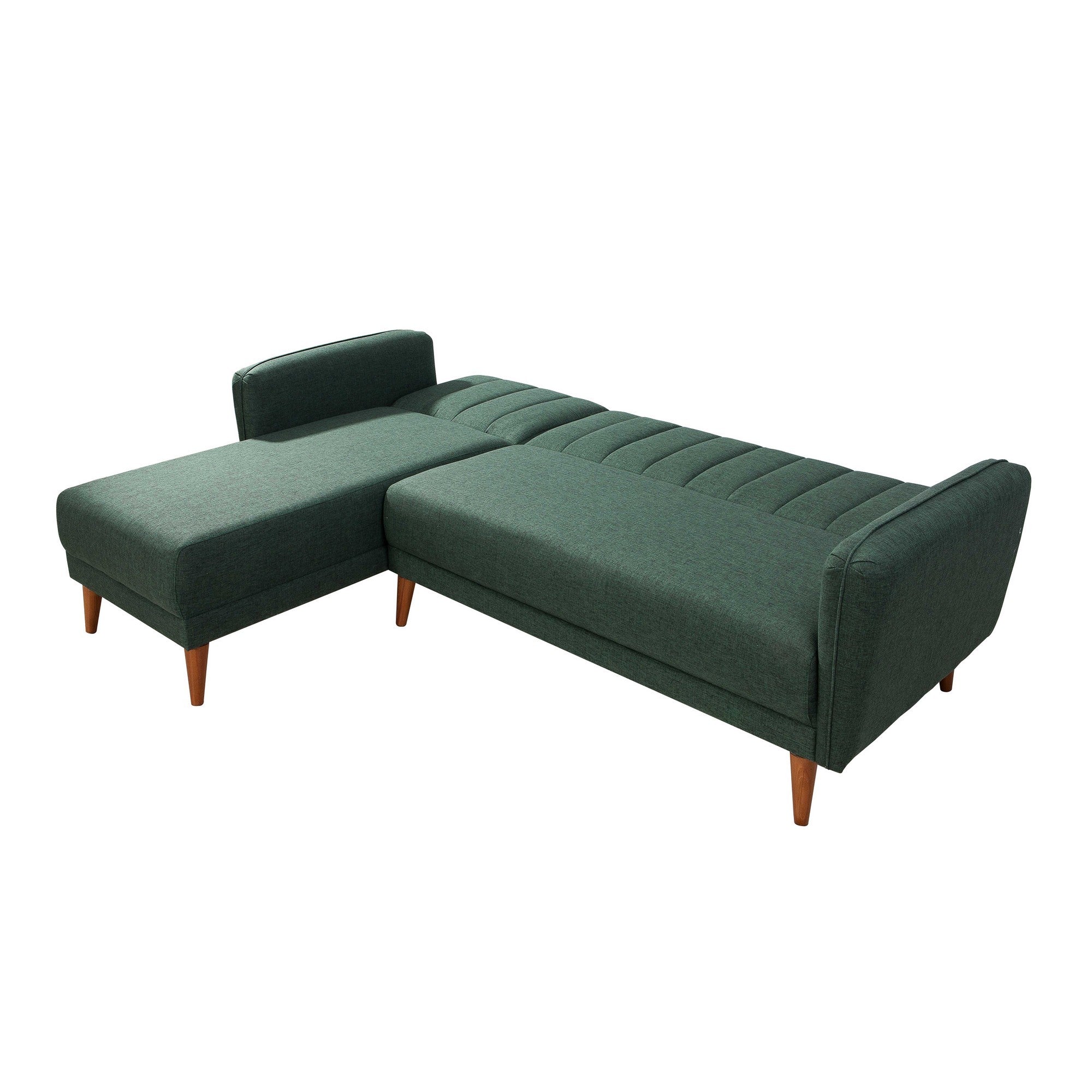 Aqua – Dark Green L Shaped Corner Sofa Bed | Modular Sectional