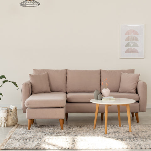 Sofia – Rock L Shape Corner Sofa | Designer Sectional for Living Room