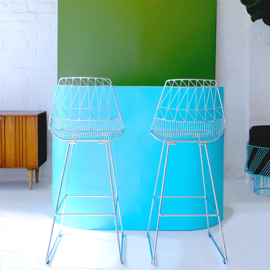 Chaise de bar en métal ARIA