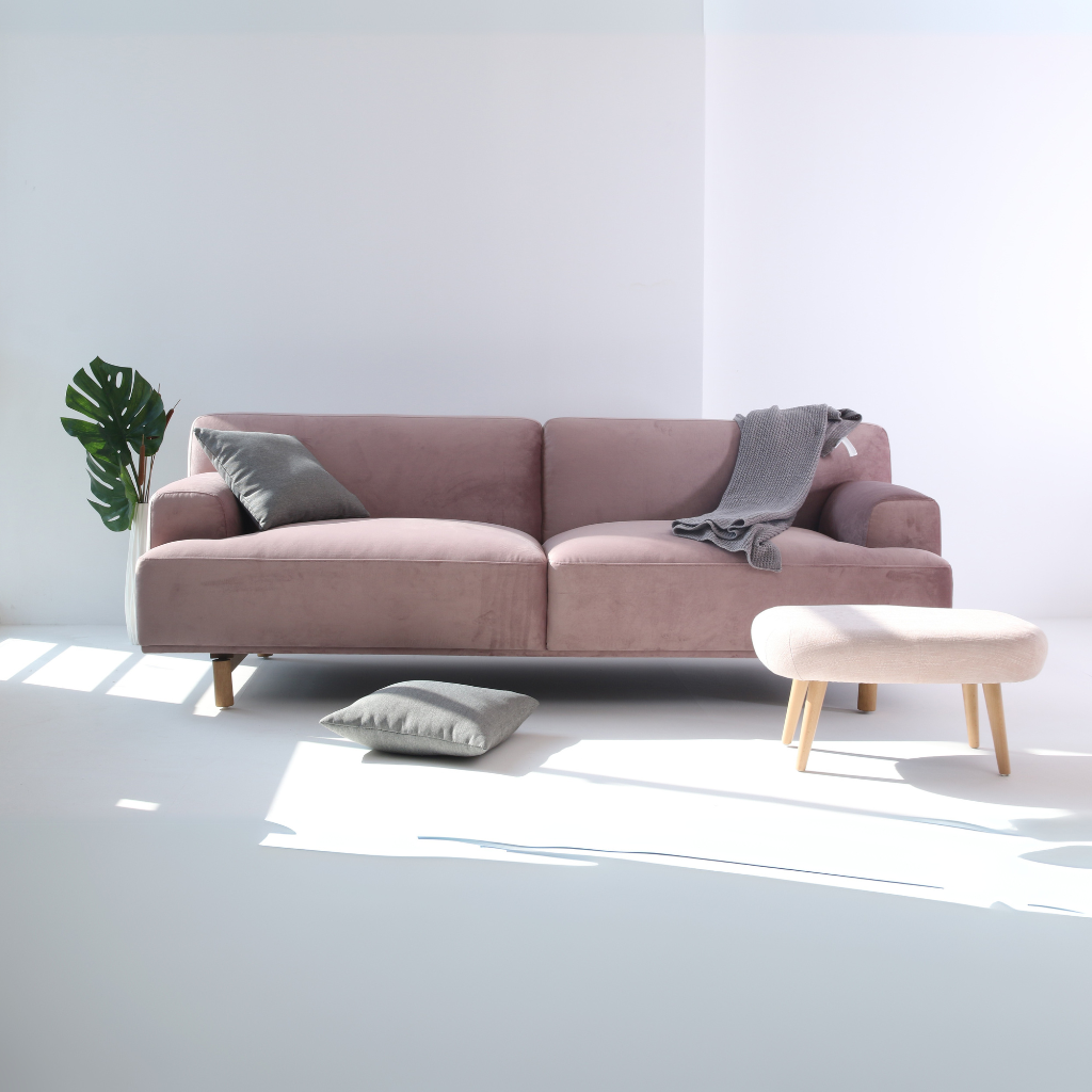 Ashton 3-seater fabric sofa