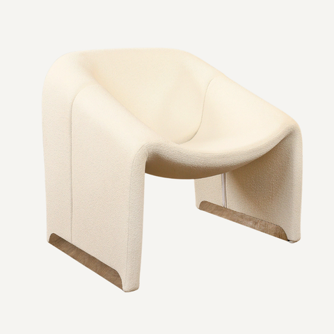 Comfortable designer armchair Sloopy