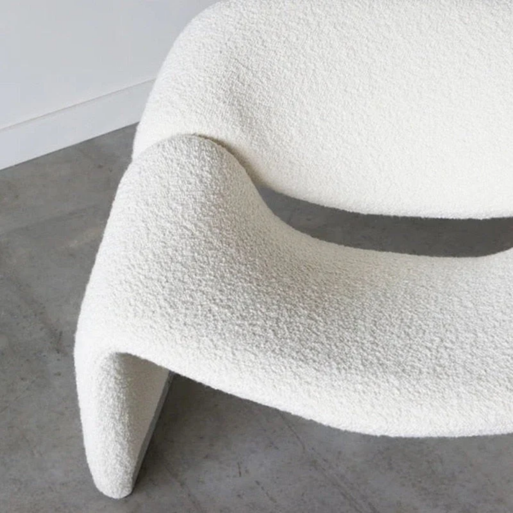 Comfortable designer armchair Sloopy