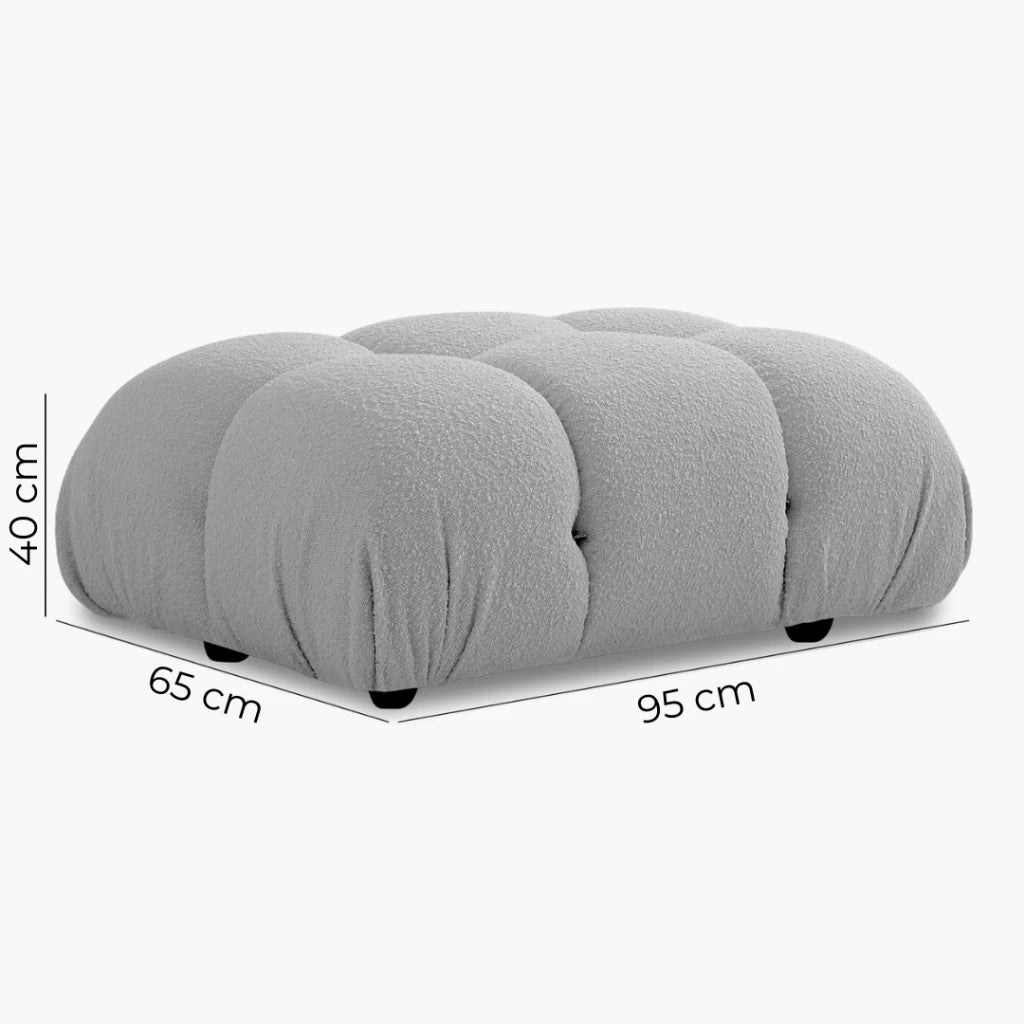 Rectangular footrest 95 x 65 cm - Camelia modular sofa