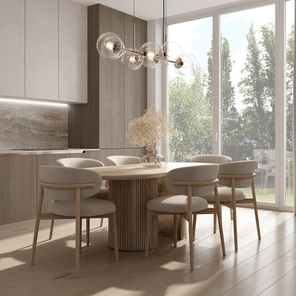 Altessi wooden designer kitchen chair