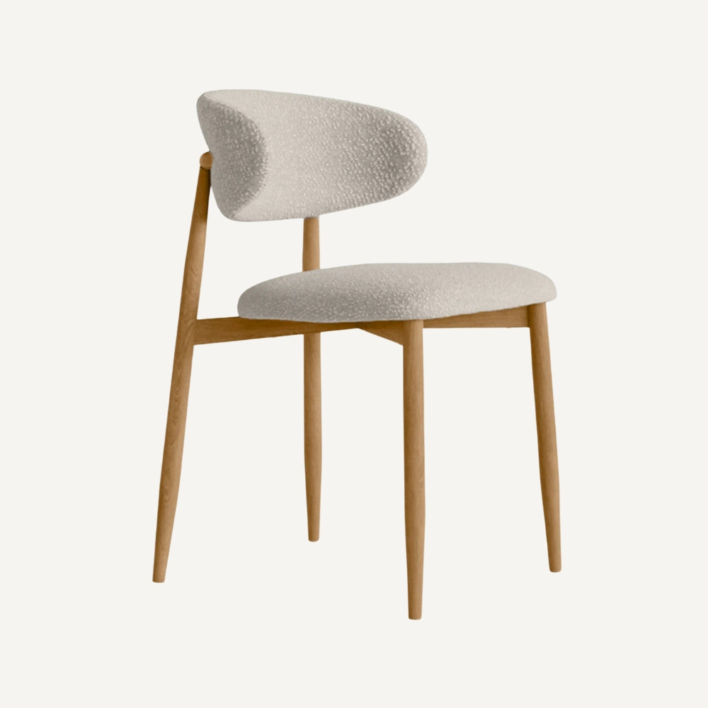 Altessi Dark Walnut Wooden Design Kitchen Chair