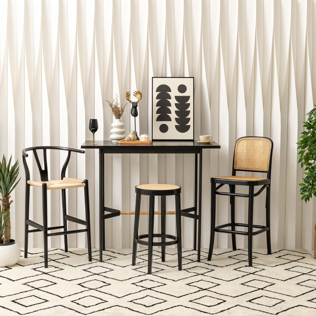 Charma rattan counter stool