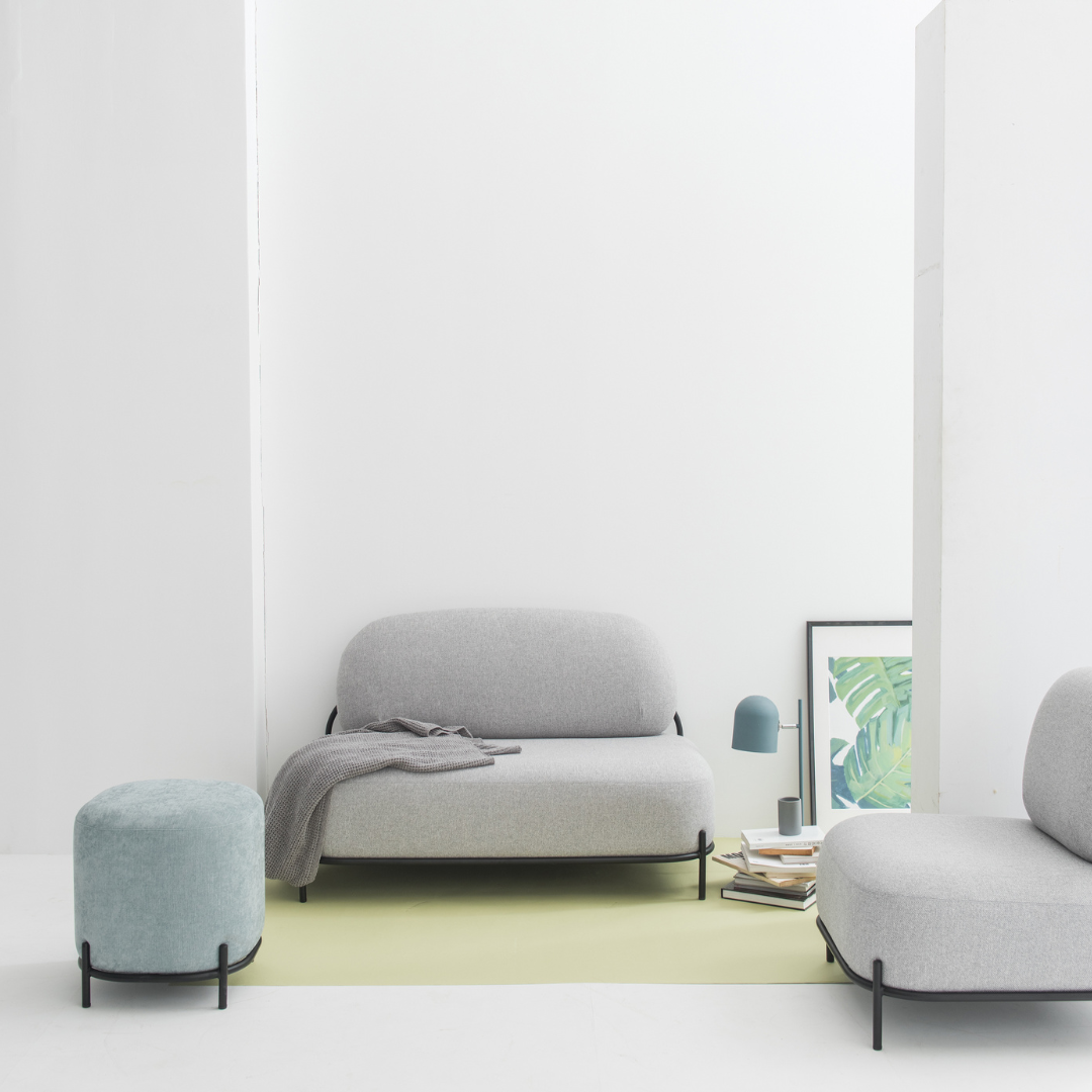 Fabric Footstool - Omba