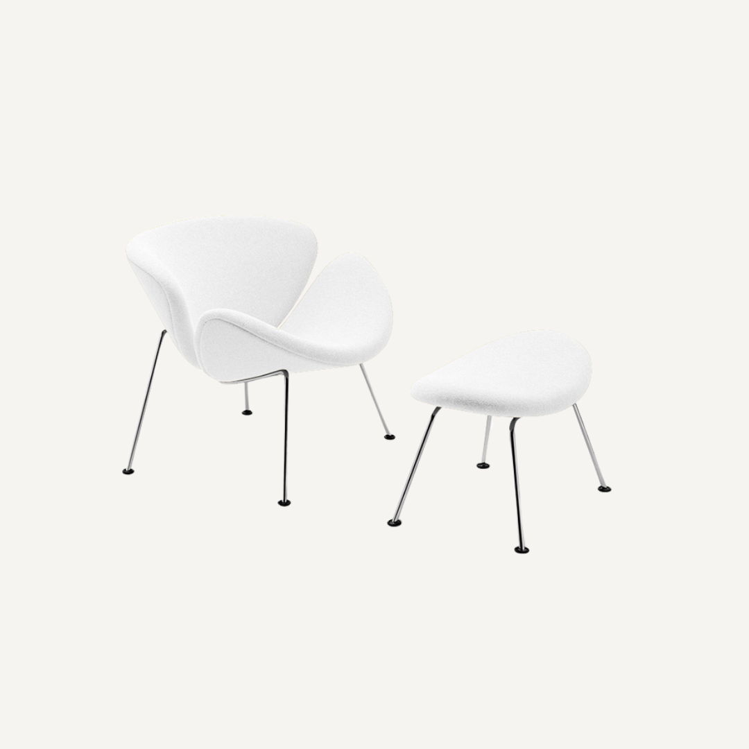 Footstool Orange Slice Pierre Paulin