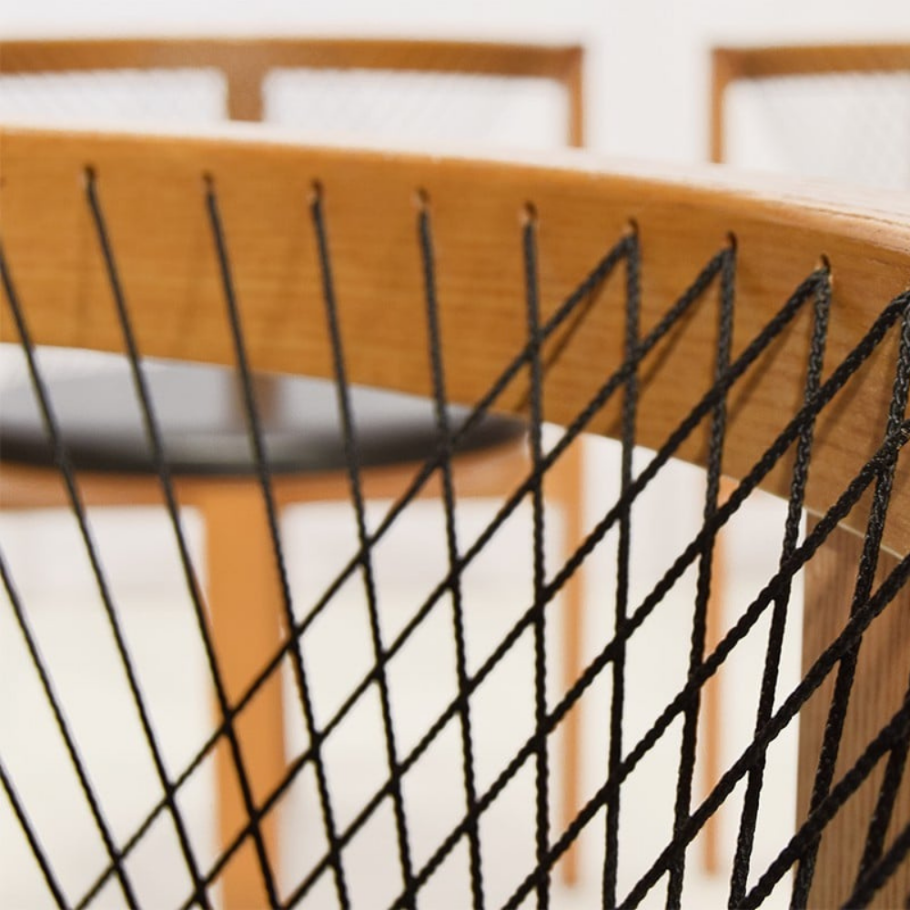 CATALISTA wooden and rope chair
