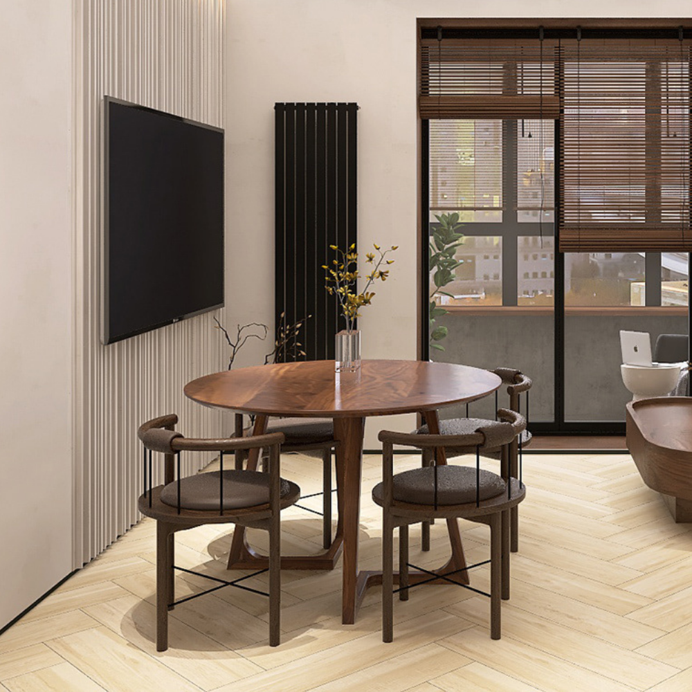 Wooden chair with armrests ARISTO
