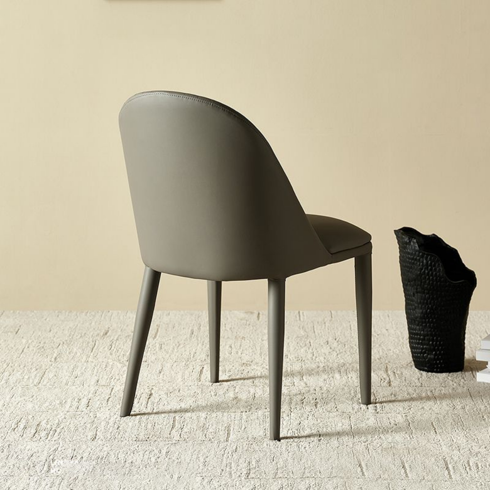 Washable leather chair WAVE